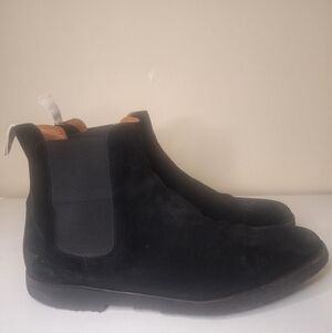 Common Projects  Black Suede Chelsea Boots Size EU 45 US 12